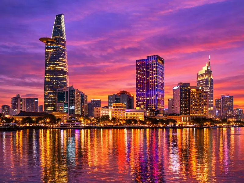 Thành phố Hồ Chí Minh lúc hoàng hôn